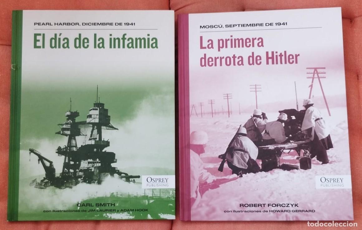 Militaria: LOTE DE DOS LIBROS DE OSPREY PUBLISHING: PEARL HARBOR 1941, MOSCU 1941, CASTELLANO.