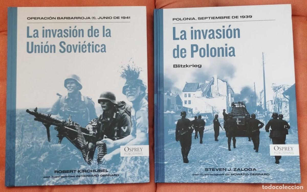 Militaria: LOTE DE DOS LIBROS DE OSPREY PUBLISHING: POLONIA 1939, OPERACI&Oacute;N BARBARROJA 1941, EN CASTELLANO.
