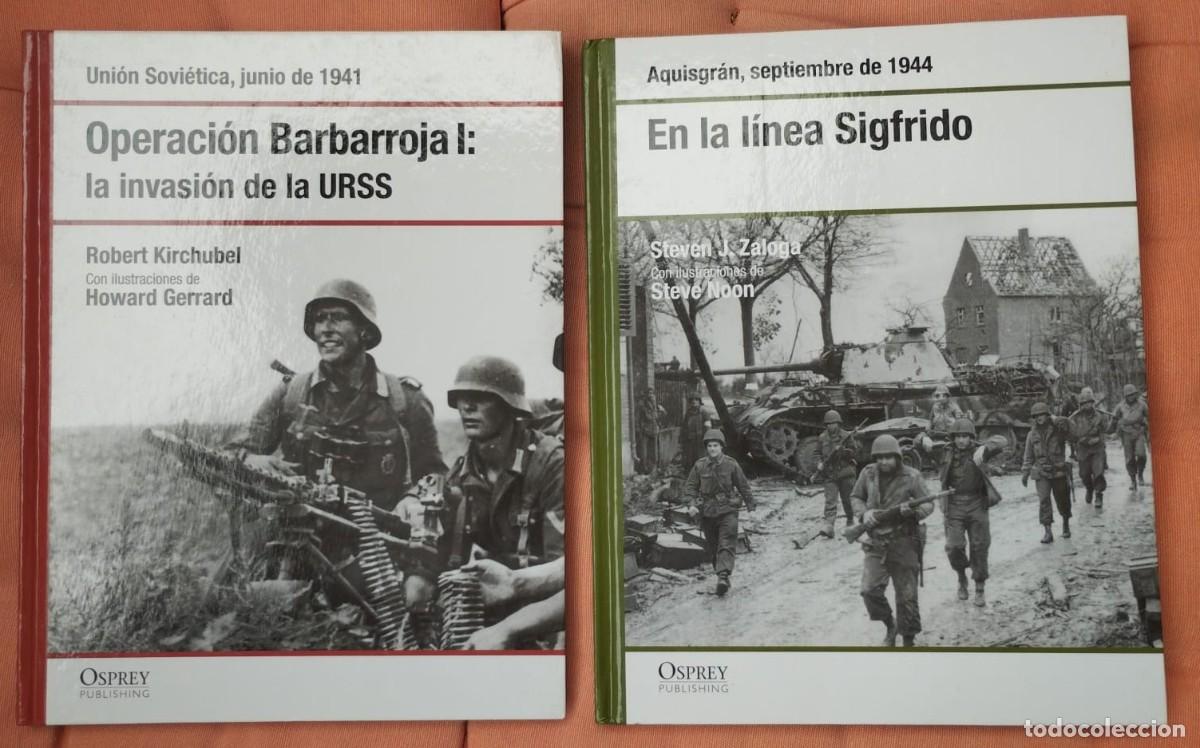 Militaria: LOTE DE DOS LIBROS DE OSPREY PUBLISHING: UNION SOVIETICA 1941, AQUISGRAN 1944, EN CASTELLANO.