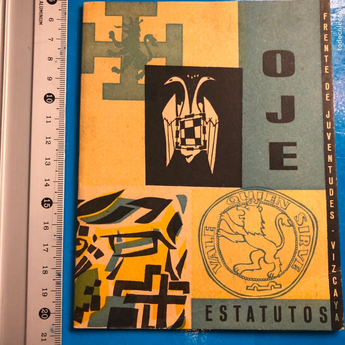 Militaria: OJE ESTATUTOS, FRENTE DE JUVENTUDES VIZCAYA 1963