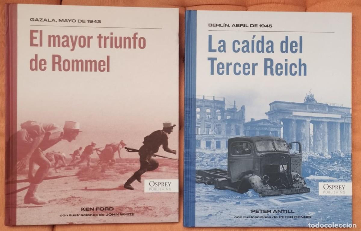 Militaria: LOTE: LIBROS OSPREY PUBLISHING: GAZALA 1942, LA CAIDA DEL TERCER REICH BERLIN 1945, CASTELLANO.