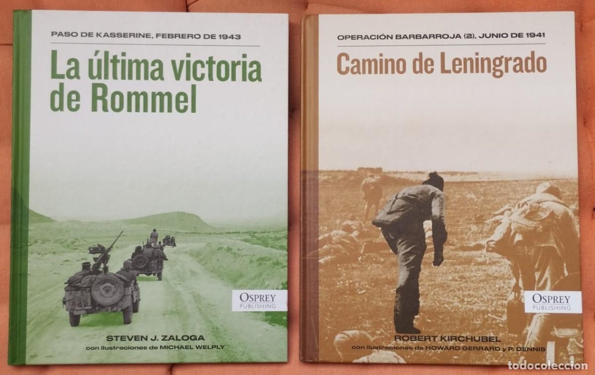 Militaria: LOTE: LIBROS OSPREY PUBLISHING: OPERACI&Oacute;N BARBARROJA 1941, EL PASO DE KASSERINE 1943, CASTELLANO.