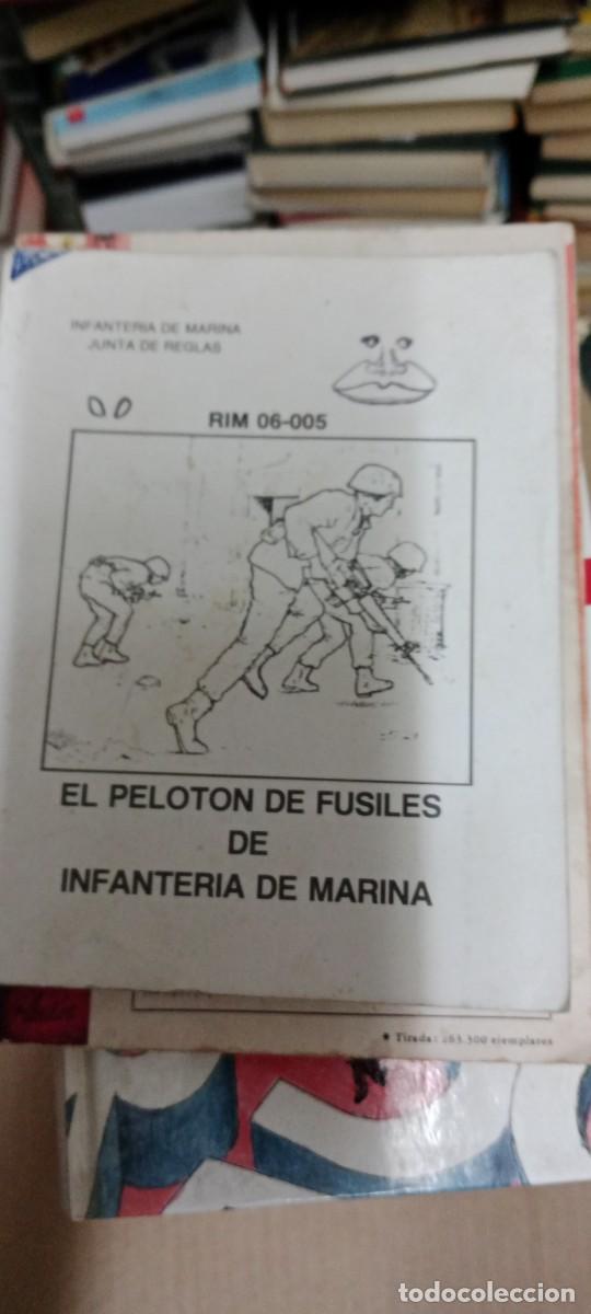 Militaria: EL PELOTON DE FUSILES DE INFANTERIA DE MARINA CONTRAPORTADA ROTA LIBRO G-31