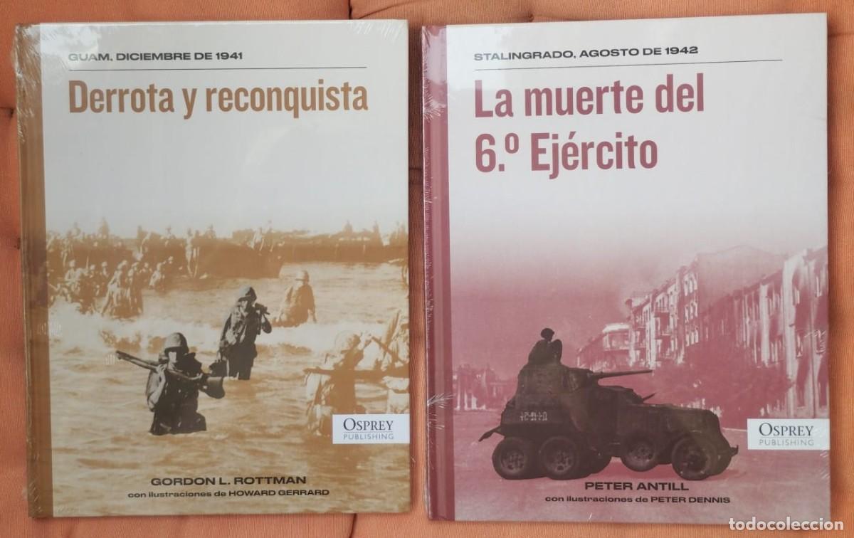 Militaria: DOS LIBROS DE OSPREY PUBLISHING: GUAM 1941, STALINGRADO 1942, CASTELLANO, A ESTRENAR, PRECINTADOS.