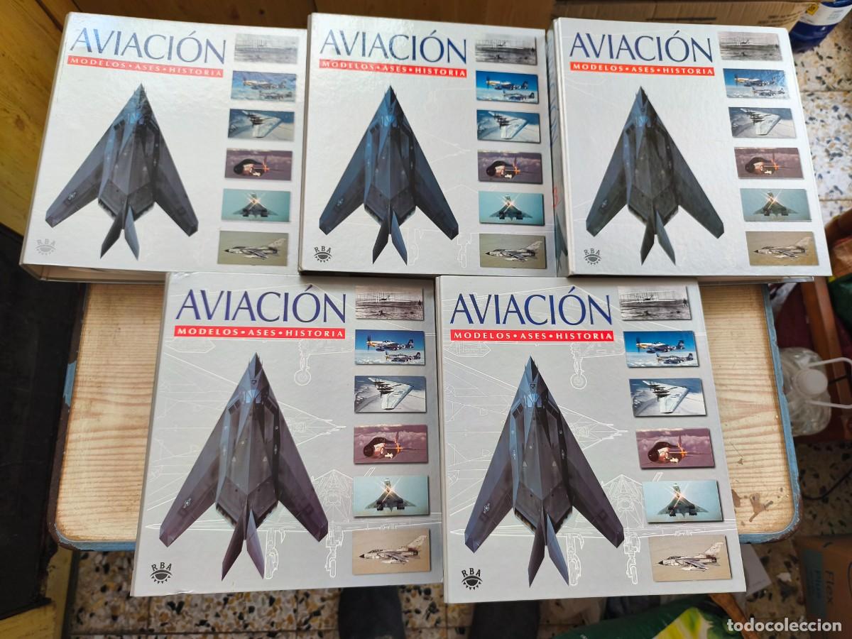 Militaria: Aviaci&oacute;n - Modelos - Ases - Historia - 5 Archivadores Completo - RBA Editores