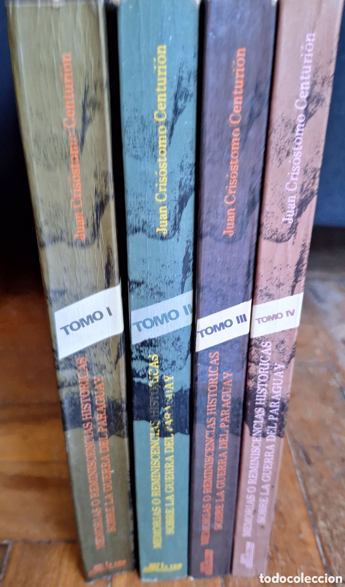 Militaria: MEMORIAS REMINISCENCIAS HISTORICAS GUERRA DEL PARAGUAY CENTURION 4 VOL 1987 SOLO WESTERN UNION