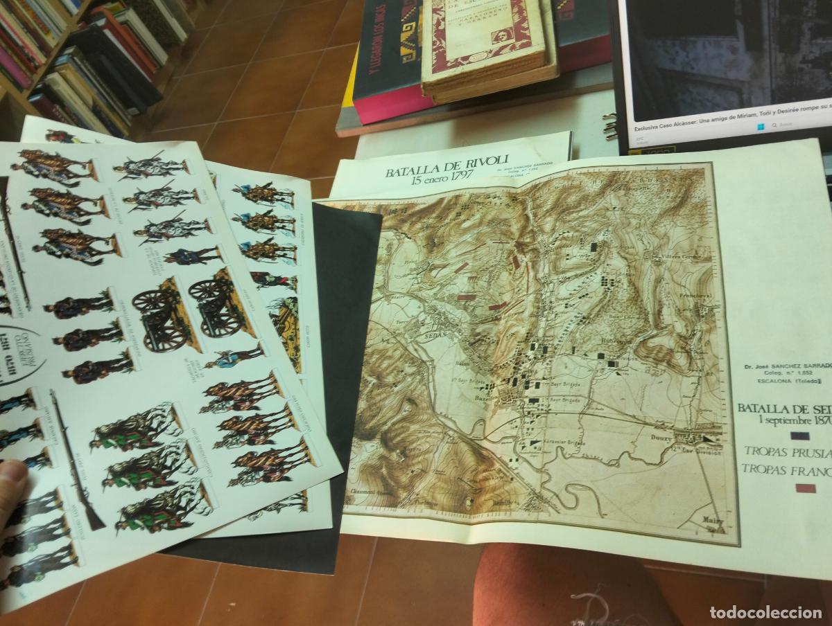 Militaria: Historia Militar. Batalla de Sedan, Rara Impresion de Plano y recortables. VISITA MI CATALOGO