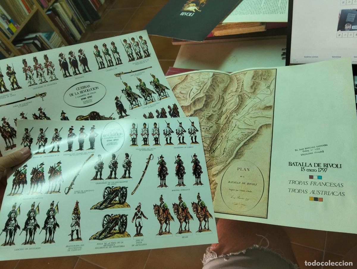 Militaria: Historia Militar. Batalla de Rivoli, Impresion de plano de la Batalla y recortables, VISITA CATALOGO