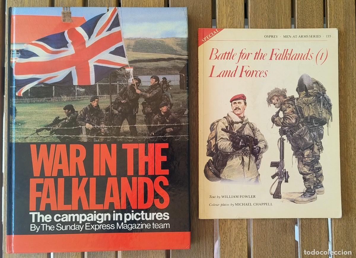 Militaria: GUERRA DE LAS MALVINAS WAR IN THE FALKLANDS, LO TE DE 2 LIBROS.