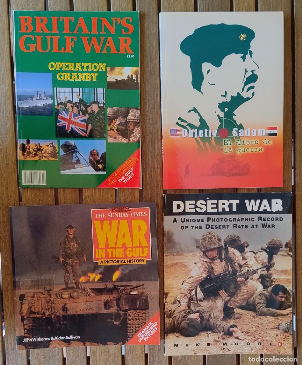 Militaria: WAR IN THE GULF, GUERRA DEL GOLFO, LOTE DE 4 LIBROS