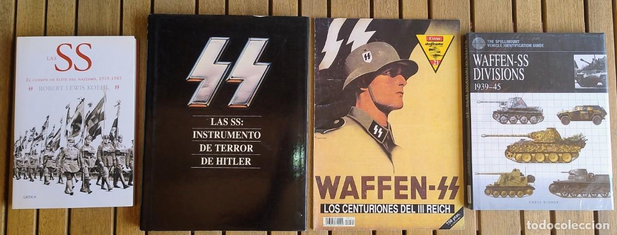 Militaria: LAS SS LOTE DE 4 LIBROS WAFFEN SS DIVISIONS