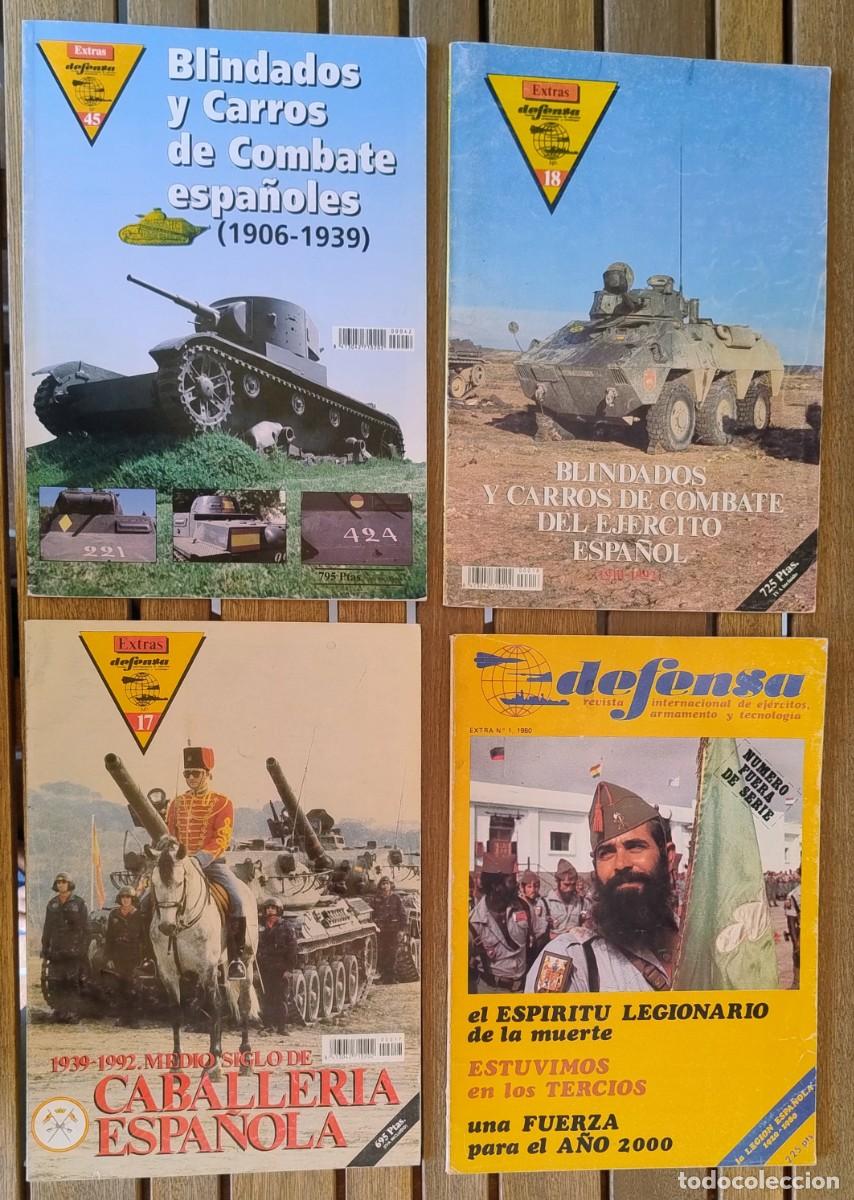 Militaria: EXTRAS DEFENSA LEGION, CABALLERIA ESPA&Ntilde;OLA Y BLINDADOS Y CARROS DE COMBATE