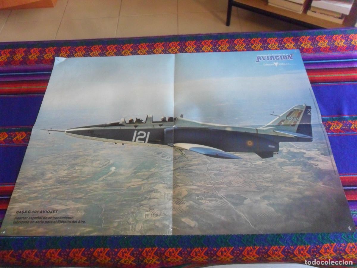 Militaria: FASC&Iacute;CULO 1 ENCICLOPEDIA ILUSTRADA DE LA AVIACI&Oacute;N Y P&Oacute;STER CASA C-101 AVIOJET. DELTA 1981.