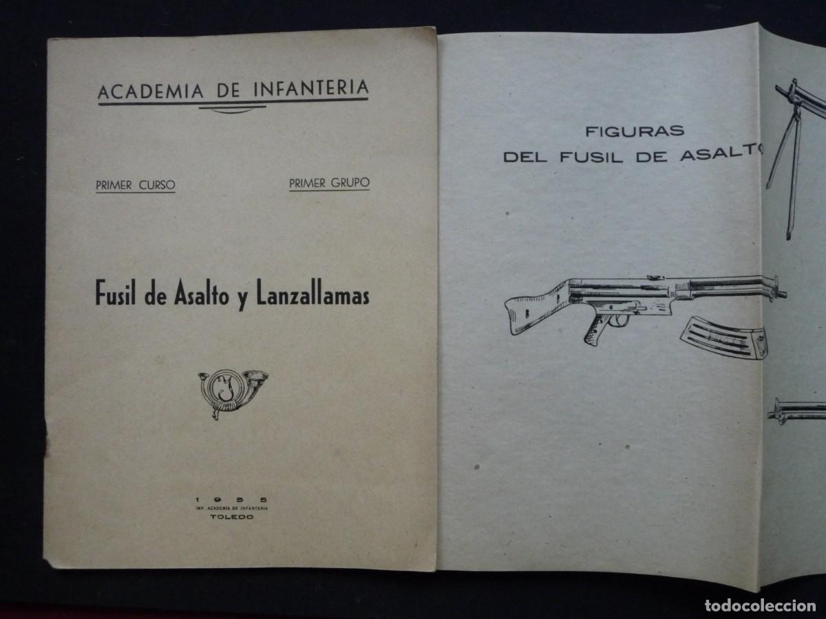 Military Antiques: FUSIL DE ASALTO Y LANZALLAMAS. A&Ntilde;O 1955