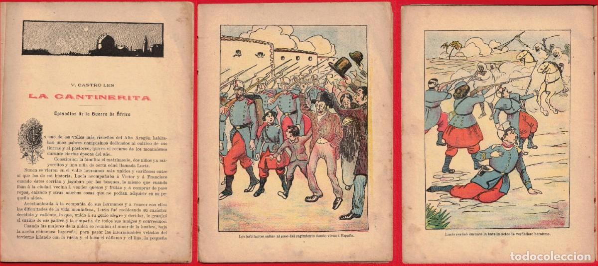 Militaria: Guerra de Africa - Marruecos 1860 - La Cantinerita - V. Castro Les - Episodios guerra de Africa