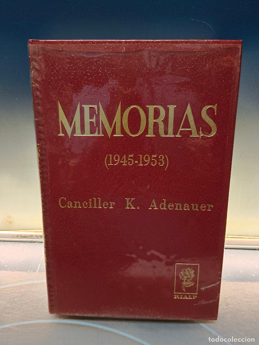 Militaria: libro, MEMORIAS (1945-1953). CANCILLER K. ADENAUER