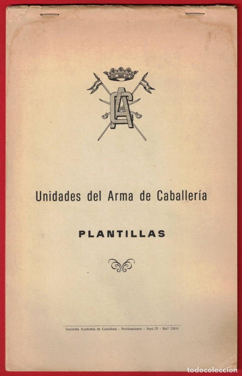 Militaria: Unidades del Arma de Caballeria - Plantillas - Imprenta Academia de Caballeria