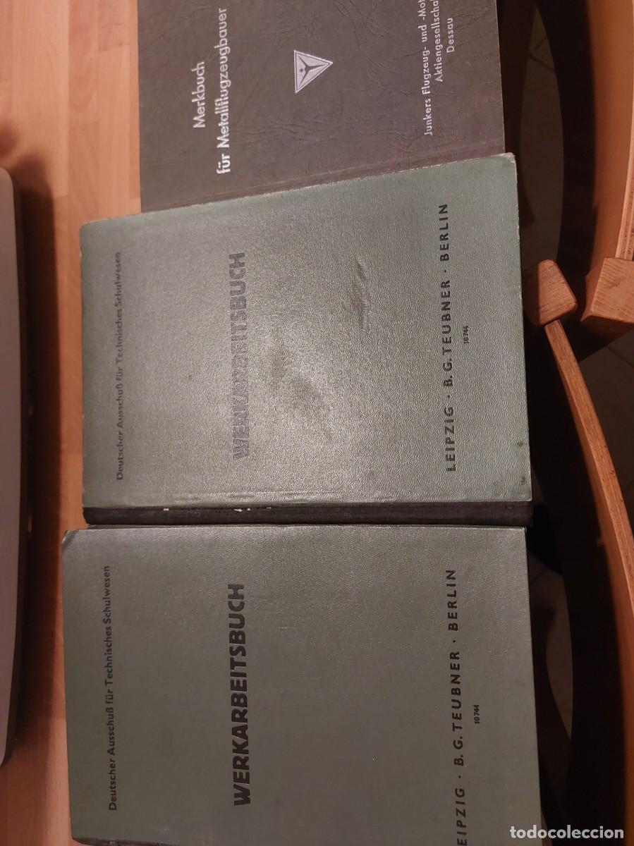 Militaria: lutfwaffe II guerra mundial lote libros mecanica