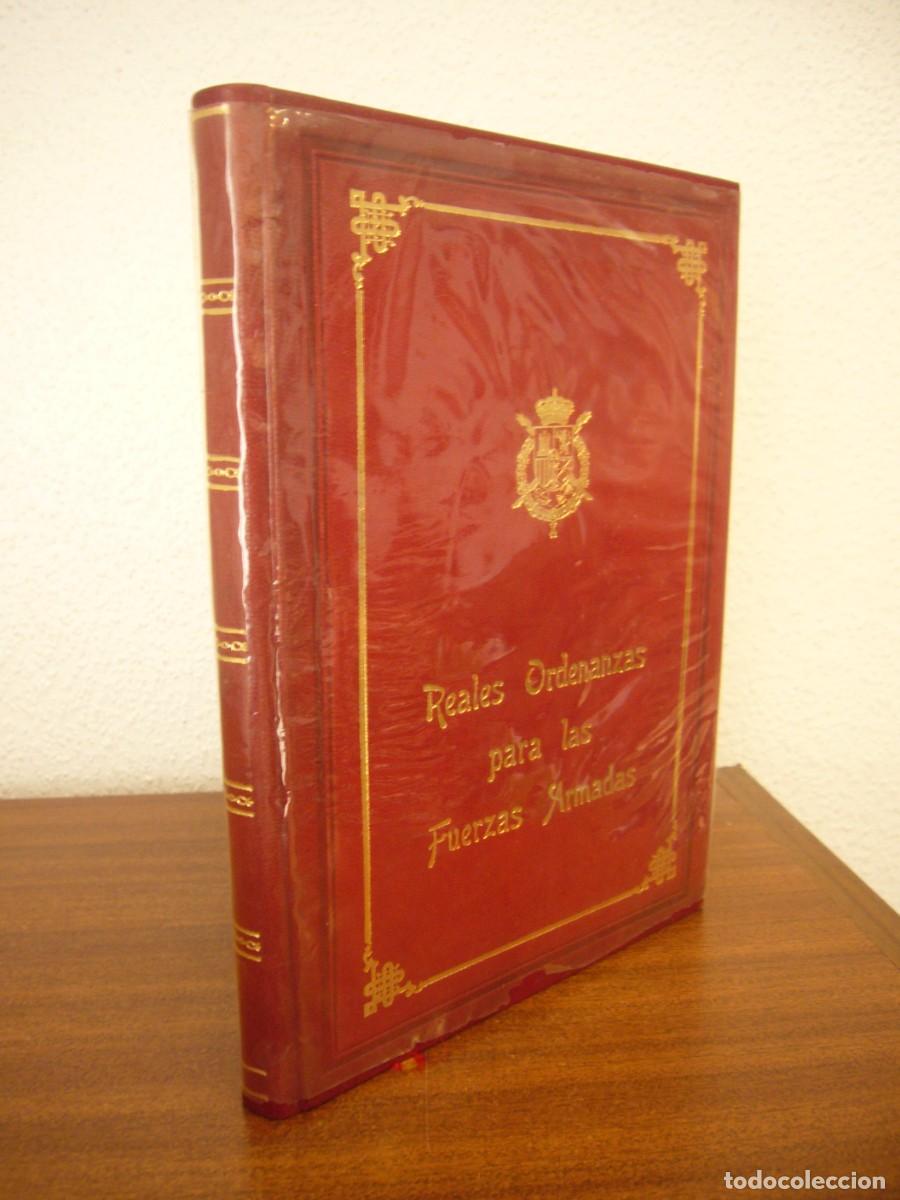Militaria: REALES ORDENANZAS PARA LAS FUERZAS ARMADAS (1979) EDICI&Oacute;N DE LUJO NUMERADA EN PLENA PIEL