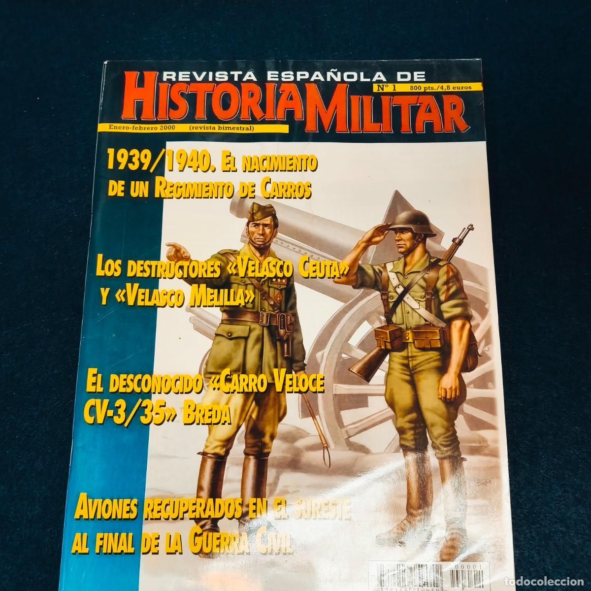Militaria: REVISTA ESPA&Ntilde;OLA DE Historia Militar n&ordm; 1 Quiron Ediciones REF. UR MES 4