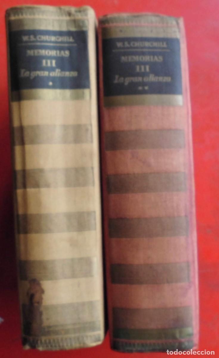 Militaria: LA GRAN ALIANZA. WINSTON CHURCHILL. DOS VOL&Uacute;MENES