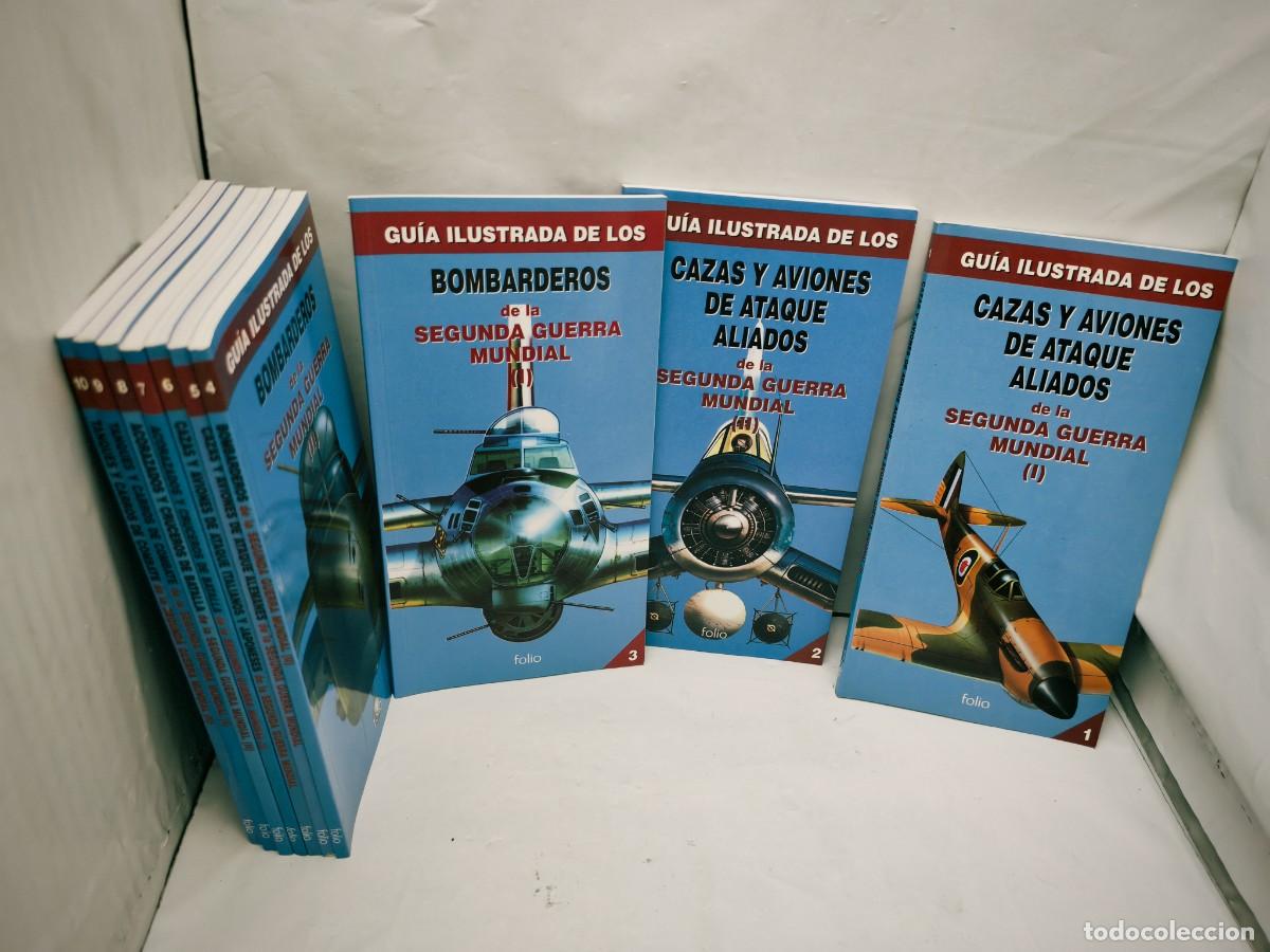 Militaria: Gu&iacute;a Ilustrada Cazas y Aviones, Acorazados, Cruceros y Tanques de la 2&ordf; Guerra Mundial (10 TOMOS)