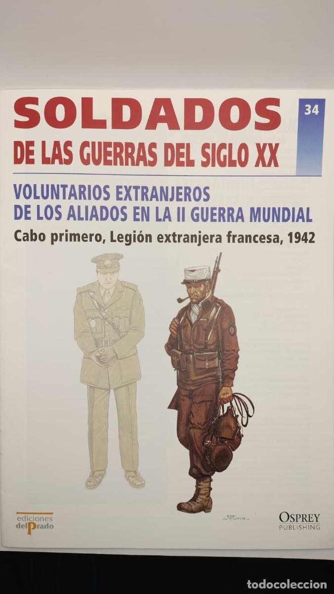 Militaria: SOLDADOS DE LAS GUERRAS DEL SIGLO XX. N&ordm; 34. OSPREY MILITARY. EDICIONES DEL PRADO 2001