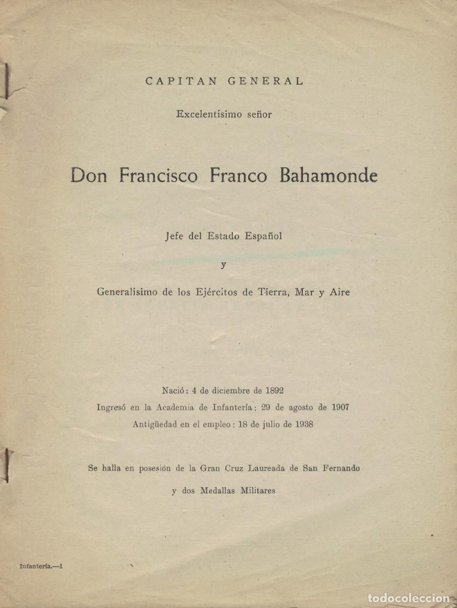 Militaria: Escalilla Militar del Arma de Infanter&iacute;a 1956 / Ministerio del Ej&eacute;rcito