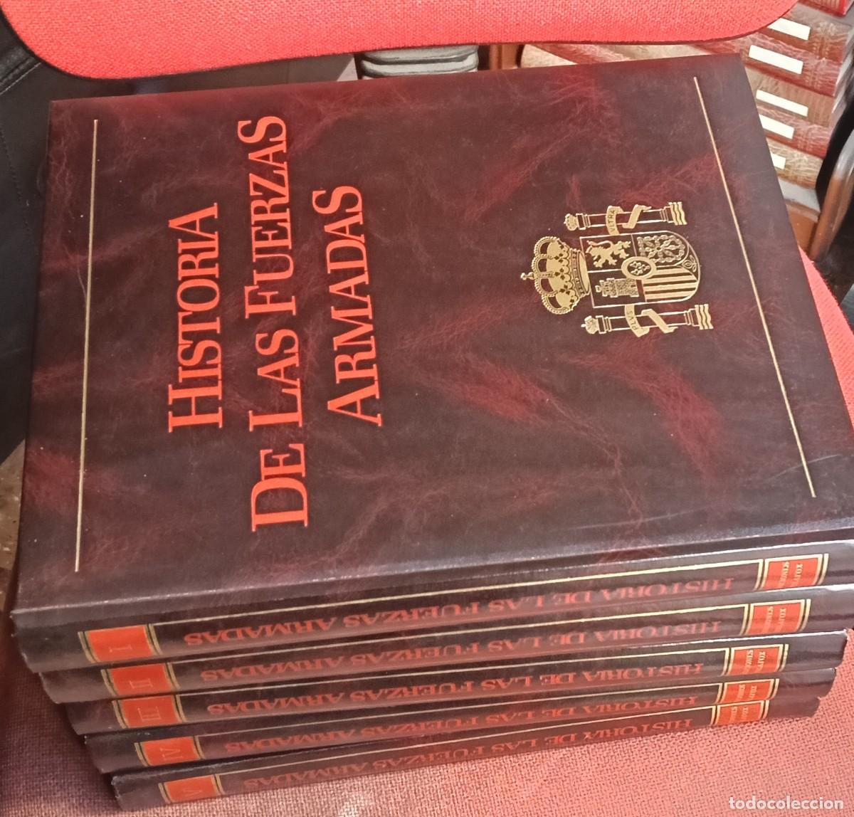 Militaria: Historia de las Fuerzas Armadas. Las Fuerzas Armadas de Espa&ntilde;a. Completo en 5 vol&uacute;menes