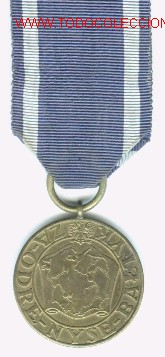 Militaria: Medalla polaca de bronce. - Foto 2