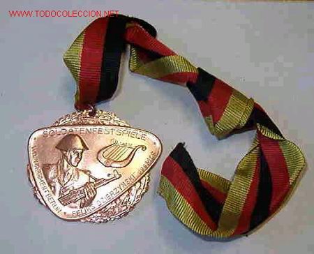 Militaria: Medalla de cuello, bronce - Foto 1