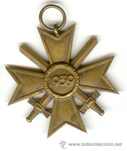 alemania tercer reich 1939 cruz de guerra con e - Compra venta en  todocoleccion