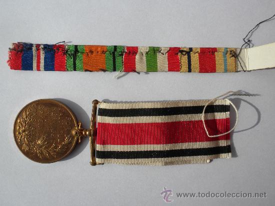 Militaria: Medalla Británica II Guerra Mundial, pasador de diario. - Foto 2 - 29632201