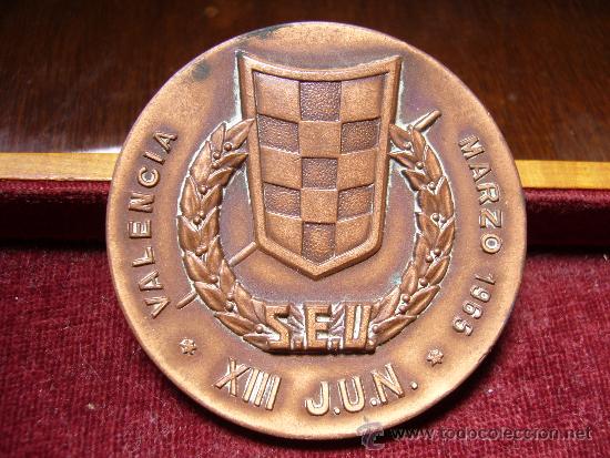 Militaria: Medalla del S.E.U. Valencia 1965 - Foto 2