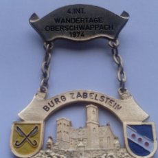 Militaria: MEDALLA CASTILLO DE BURG ZABELSTEIN. ALEMANIA. 1974. Lote 54282694