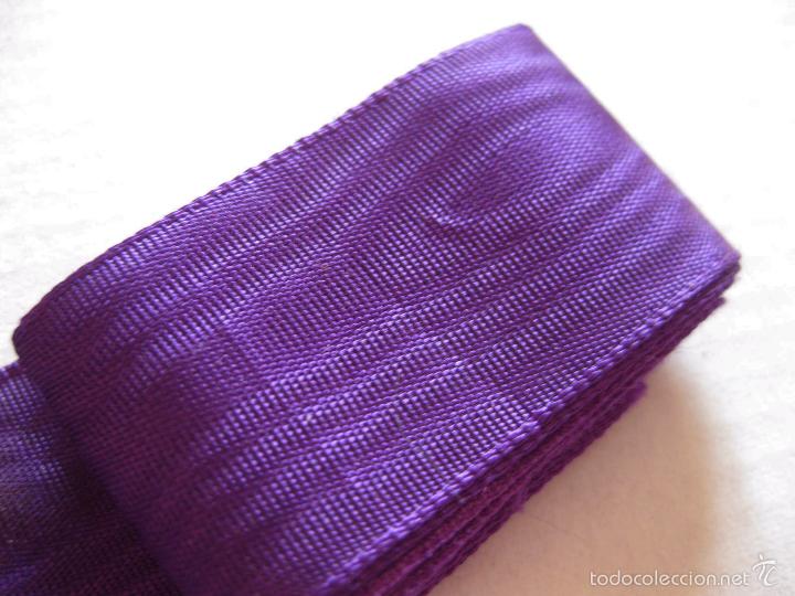 Militaria: CINTA DE MOARE MORADA DE 2,5 CMS DE ANCHO - Foto 2