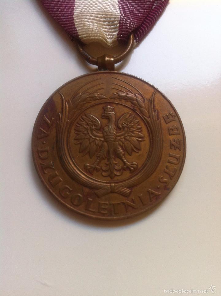 Militaria: Polonia &ndash; Medalla de Bronce por Largo Servicio (10 A&ntilde;os) Segunda Rep&uacute;blica 1938