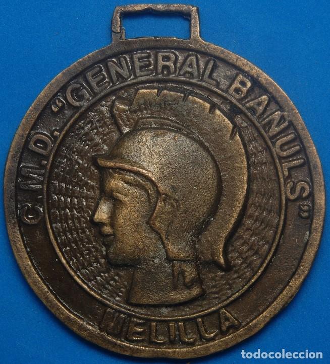 Militaria: MEDALLA DE BRONCE GENERAL BA&Ntilde;ULS - Foto 1