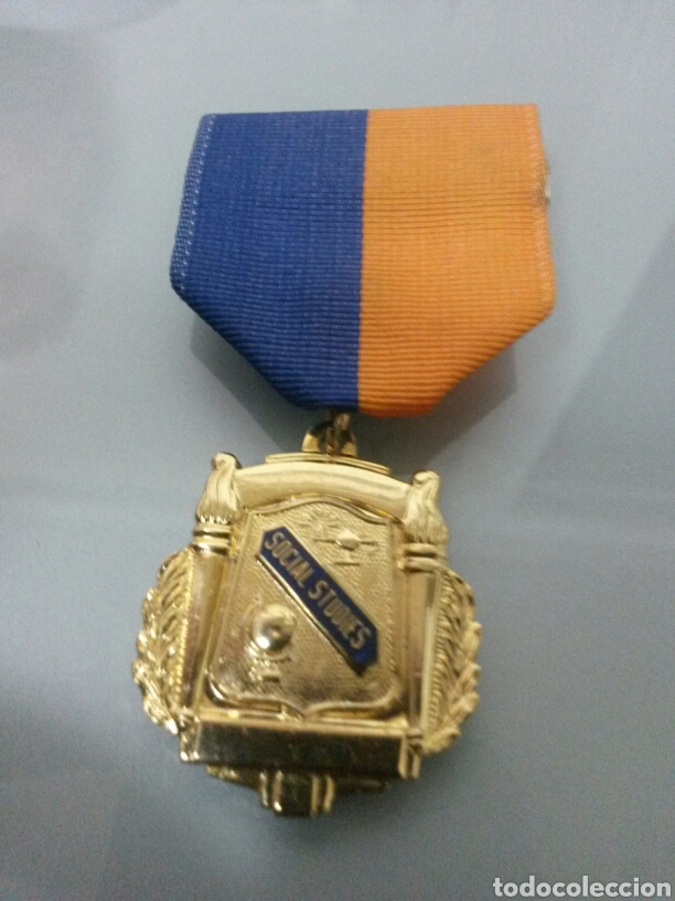 Militaria: MEDALLA SOCIAL STUDIES - Foto 1