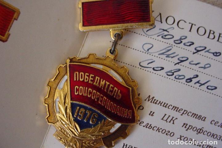 Militaria: Condecoracion Sovietica con documentacion - Foto 2