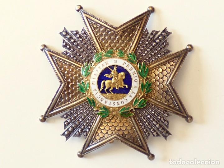 Militaria: PLACA DE LA REAL ORDEN DE S. HERMENEGILDO. FINALES S. XIX