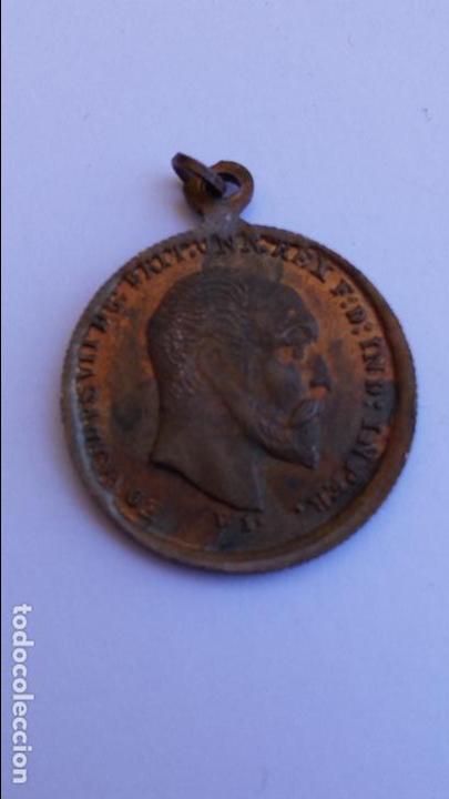 Militaria: Medalla eduardo VII inglesa de 2,2 cms - Foto 1