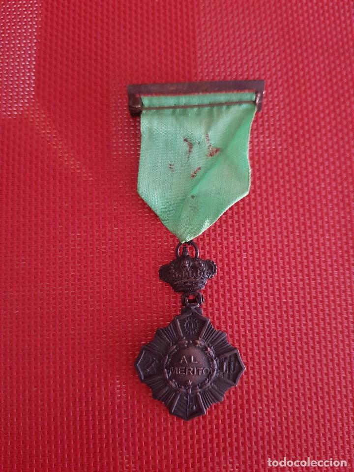 Militaria: Medalla al m&eacute;rito, escolar - Foto 1