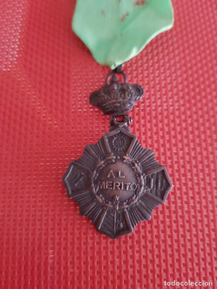 Militaria: Medalla al m&eacute;rito, escolar - Foto 2