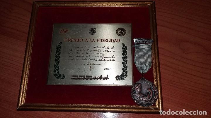 laringe hará Ingenieria medalla y placa premio a la fidelidad-renfe, 19 - Comprar Medalhas  militares espanholas no todocoleccion