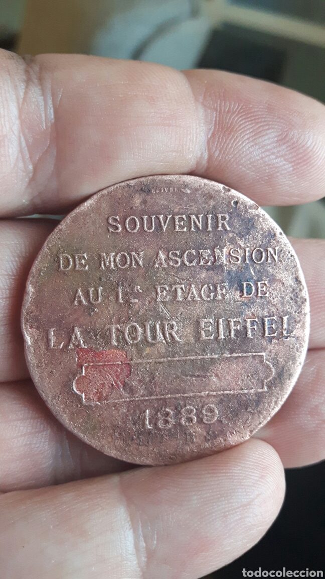 Militaria: Medalla Torre Eiffel 1889 - Foto 1