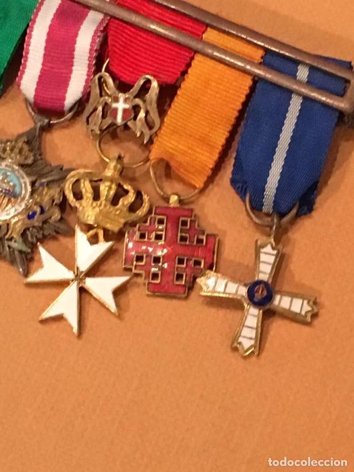 pasador de gala con 6 miniaturas de medallas mi - Comprar Medalhas militares  espanholas no todocoleccion