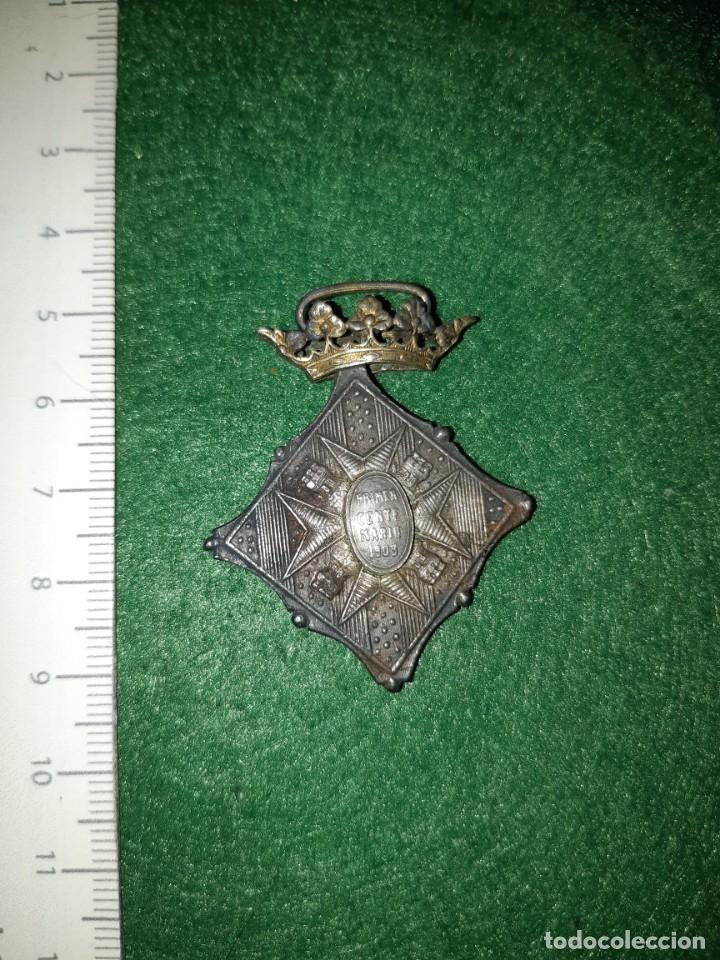 Militaria: MEDALLA 1er CENTENARIO DEL SITIO DE GERONA. - Foto 2
