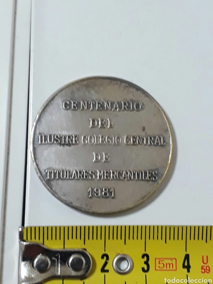 Militaria: MEDALLA DE INTENDENTE MERCANTIL - Foto 3