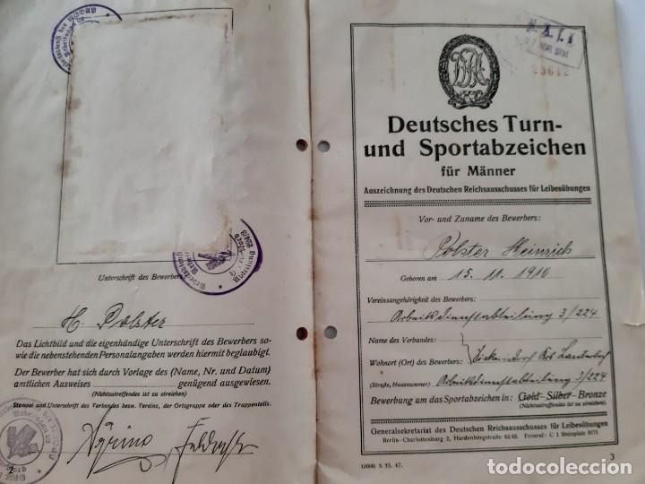 Militaria: WW2. DOCUMENTO DE CONCESI&Oacute;N,  MEDALLA DRL. - Foto 1